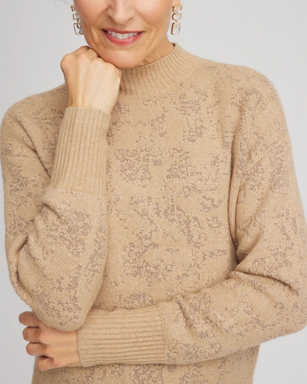 【新品】8YARDS FilledCB Mockneck Pullover St. John's Bay Mens Mock Neck Long Sleeve Quarter-Zip Pullover